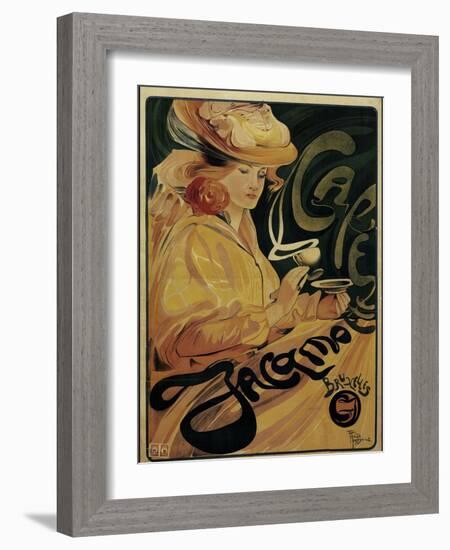 Cafe Jacqmotte-null-Framed Giclee Print