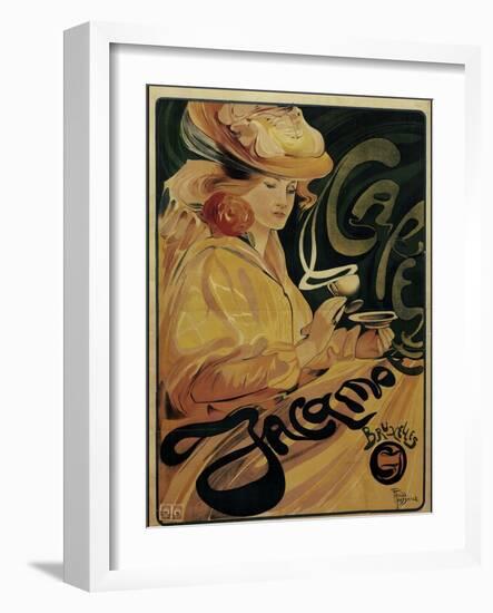 Cafe Jacqmotte-null-Framed Giclee Print