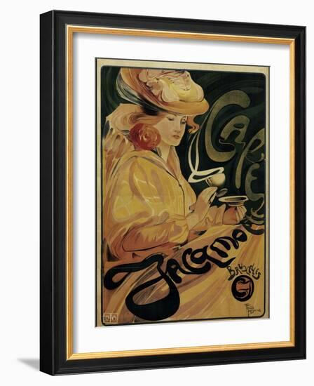 Cafe Jacqmotte-null-Framed Giclee Print