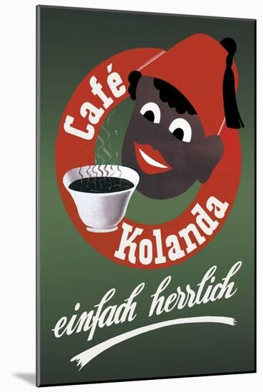 Cafe Kolanda-null-Mounted Art Print