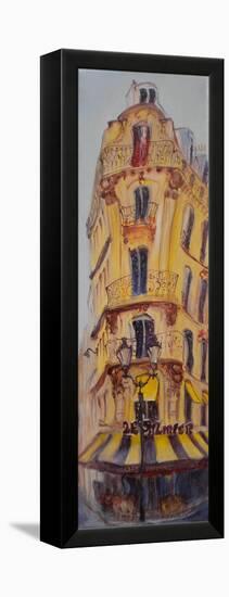 Cafe Le Palmier, 2010-Antonia Myatt-Framed Premier Image Canvas