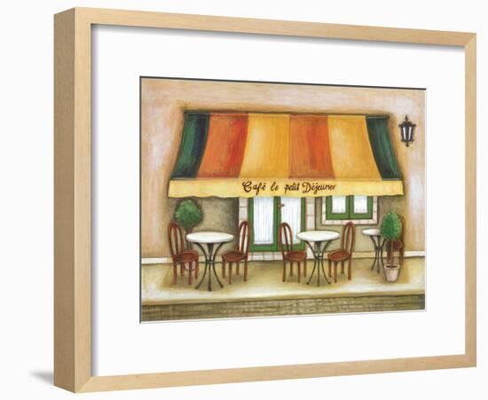 Cafe le Petit Dejeuner-Urpina-Framed Art Print