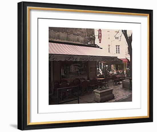 Cafe Le Provence, Aix-En-Provence-Nicolas Hugo-Framed Giclee Print