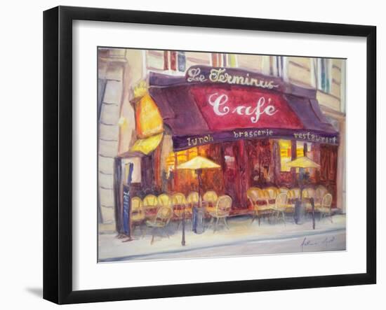 Cafe Le Terminus, 2010-Antonia Myatt-Framed Giclee Print