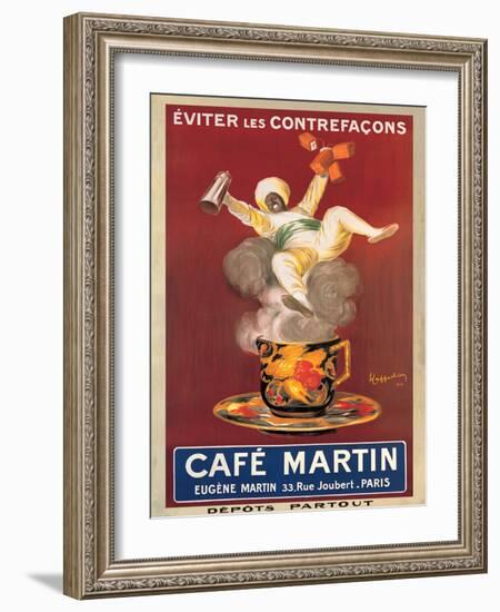 Cafe Martin, 1921-Leonetto Cappiello-Framed Art Print