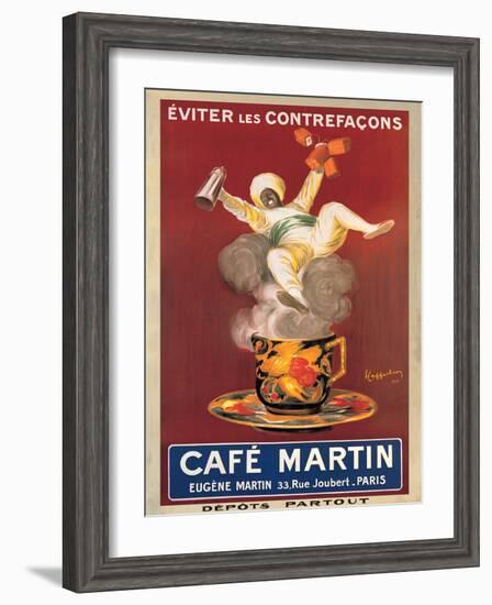 Cafe Martin, 1921-Leonetto Cappiello-Framed Art Print