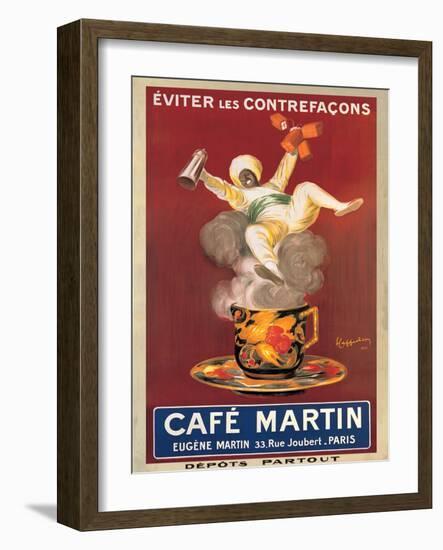 Cafe Martin, 1921-Leonetto Cappiello-Framed Art Print