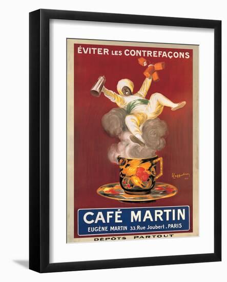 Cafe Martin, 1921-Leonetto Cappiello-Framed Art Print