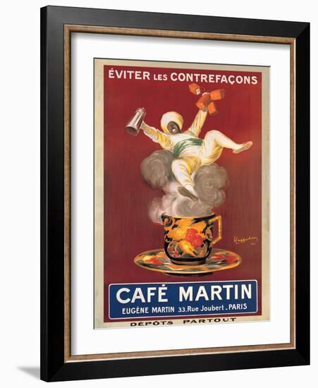 Cafe Martin, 1921-Leonetto Cappiello-Framed Art Print