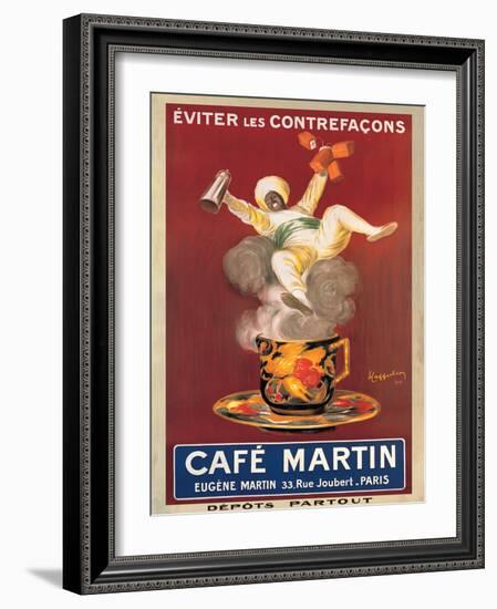 Cafe Martin, 1921-Leonetto Cappiello-Framed Art Print