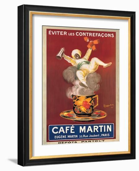 Cafe Martin, 1921-Leonetto Cappiello-Framed Art Print