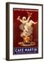 Cafe Martin-Leonetto Cappiello-Framed Giclee Print