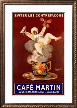 Leinwandbild Cafe Martin Leonetto Cappiello