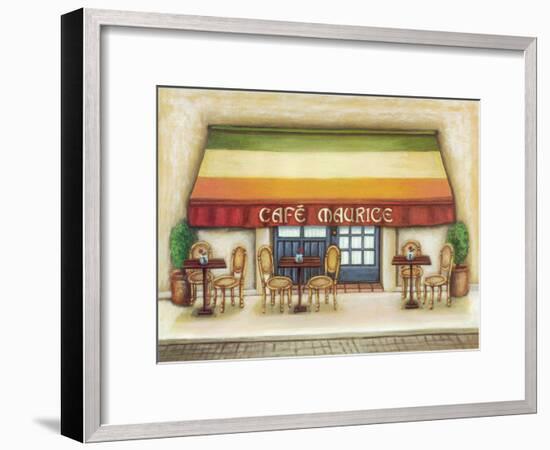 Cafe Maurice-Urpina-Framed Art Print