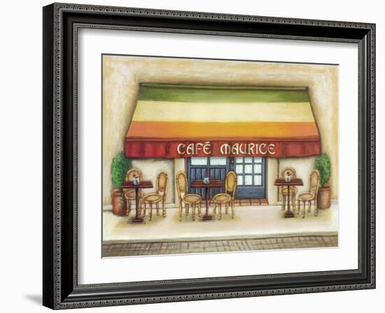 Cafe Maurice-Urpina-Framed Art Print