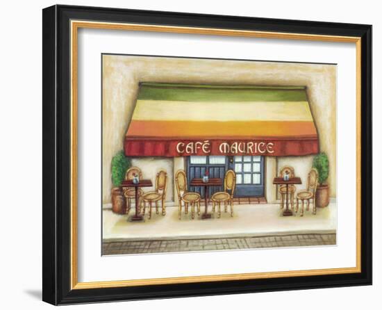 Cafe Maurice-Urpina-Framed Art Print