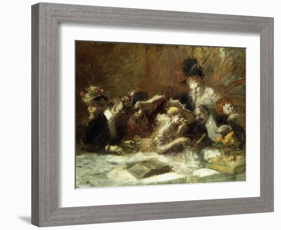 Cafe Maxim, Paris-Jean Louis Forain-Framed Giclee Print