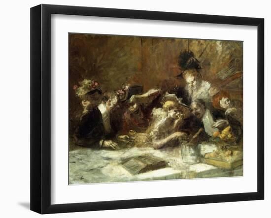 Cafe Maxim, Paris-Jean Louis Forain-Framed Giclee Print