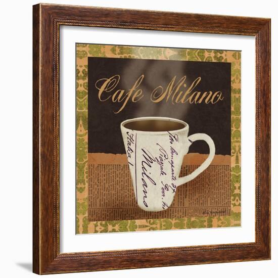 Cafe Milano-Lisa Ven Vertloh-Framed Art Print