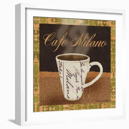 Cafe Milano-Lisa Ven Vertloh-Framed Art Print