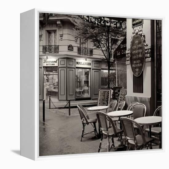 Café, Montmartre-Alan Blaustein-Framed Stretched Canvas