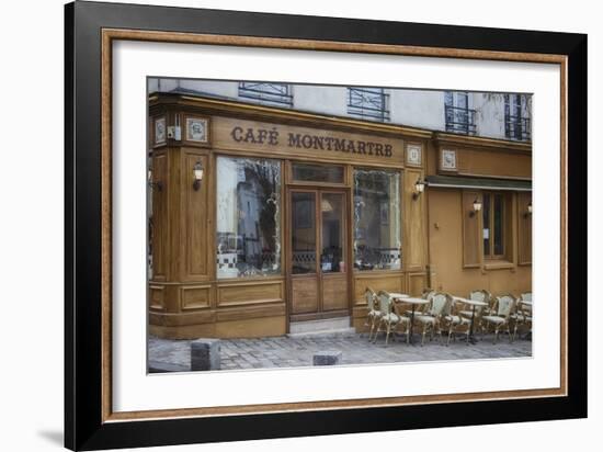 Cafe Montmartre-Cora Niele-Framed Giclee Print