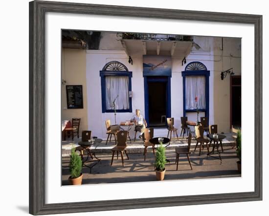 Cafe, Nafplion, Peloponnese, Greece-Oliviero Olivieri-Framed Photographic Print