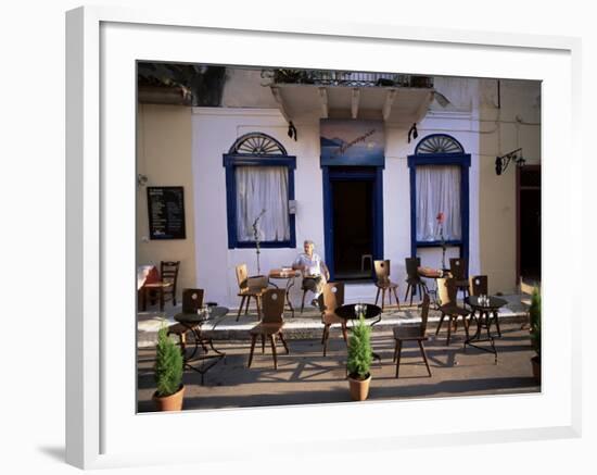 Cafe, Nafplion, Peloponnese, Greece-Oliviero Olivieri-Framed Photographic Print