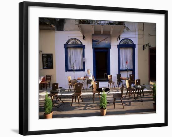 Cafe, Nafplion, Peloponnese, Greece-Oliviero Olivieri-Framed Photographic Print