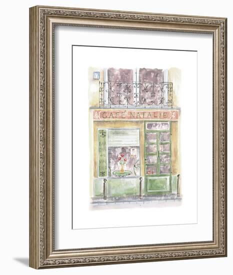 Cafe Natalie-Jane Claire-Framed Art Print