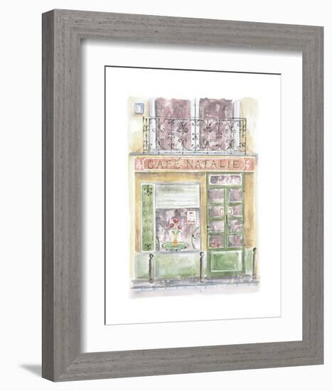 Cafe Natalie-Jane Claire-Framed Art Print