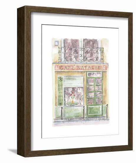 Cafe Natalie-Jane Claire-Framed Art Print