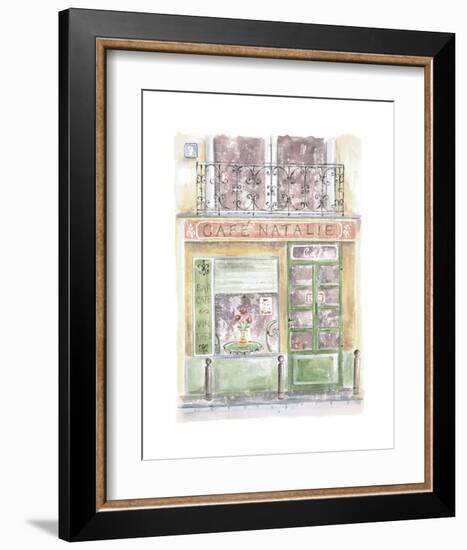 Cafe Natalie-Jane Claire-Framed Art Print