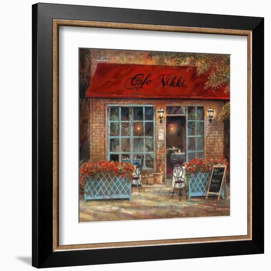 Café Nikki-Ruane Manning-Framed Art Print