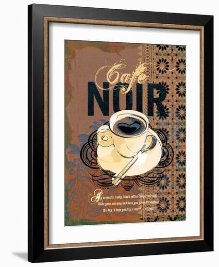 Cafe Noir-Ken Hurd-Framed Art Print