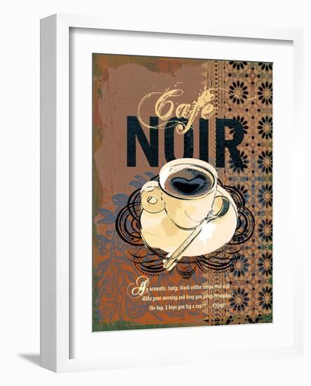 Cafe Noir-Ken Hurd-Framed Art Print