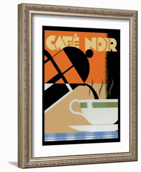 Cafe Noir-Brian James-Framed Premium Giclee Print