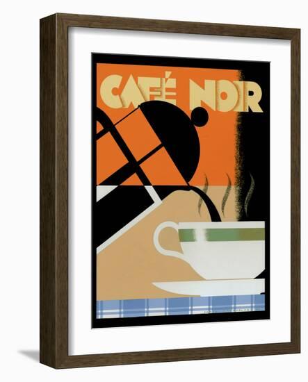 Cafe Noir-Brian James-Framed Premium Giclee Print