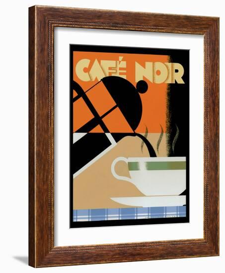 Cafe Noir-Brian James-Framed Premium Giclee Print