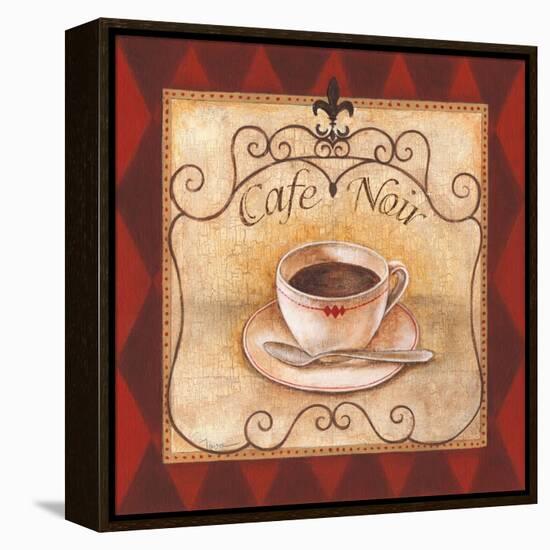 Café Noir-Janet Tava-Framed Stretched Canvas