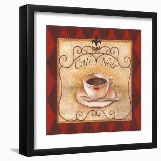 Café Noir-Janet Tava-Framed Art Print