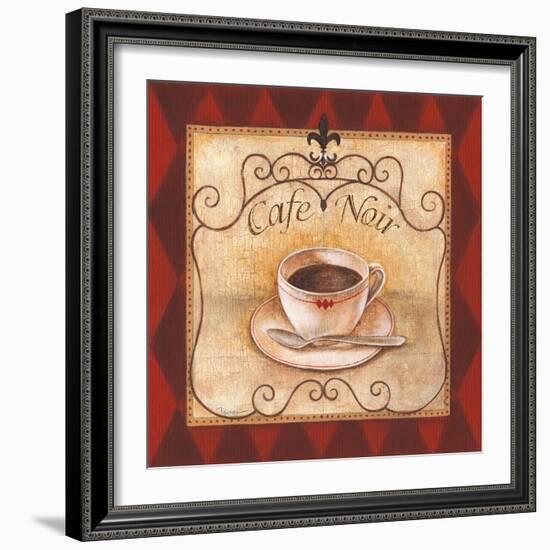 Café Noir-Janet Tava-Framed Art Print