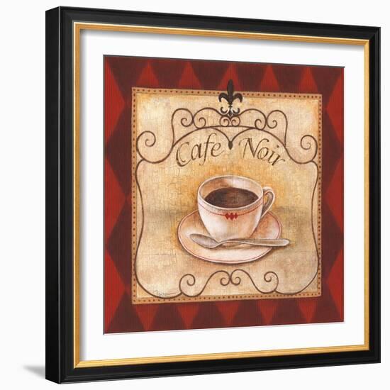 Café Noir-Janet Tava-Framed Art Print