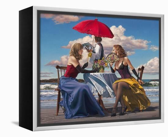 Cafe Oceanus-Paul Kelley-Framed Stretched Canvas