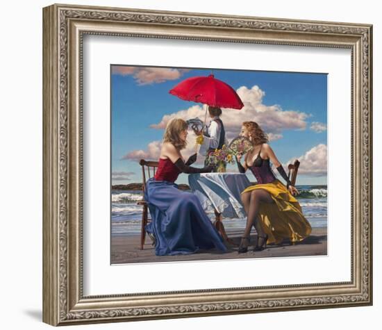 Cafe Oceanus-Paul Kelley-Framed Art Print