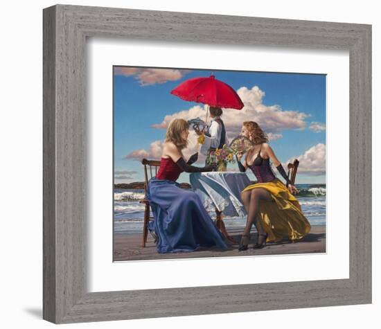 Cafe Oceanus-Paul Kelley-Framed Art Print