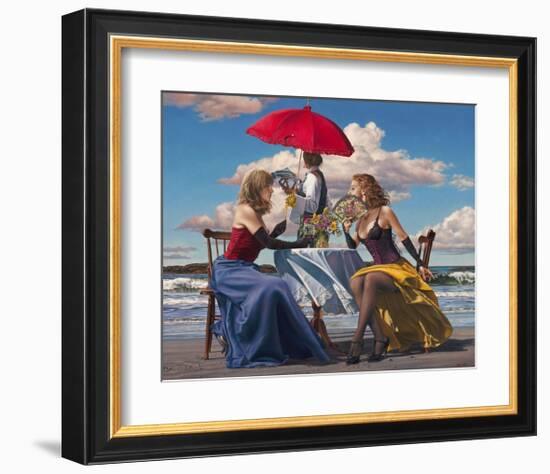 Cafe Oceanus-Paul Kelley-Framed Art Print