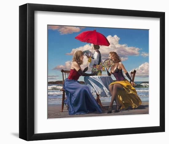 Cafe Oceanus-Paul Kelley-Framed Art Print