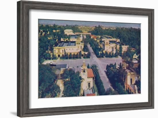 'Cafe of the World and Casa del Rey Moro', c1935-Unknown-Framed Giclee Print