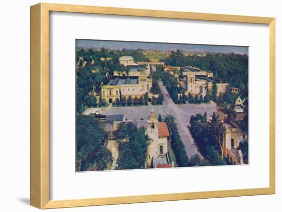 'Cafe of the World and Casa del Rey Moro', c1935-Unknown-Framed Giclee Print